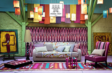 Интерьерные ткани в шоу-румах Promemoria